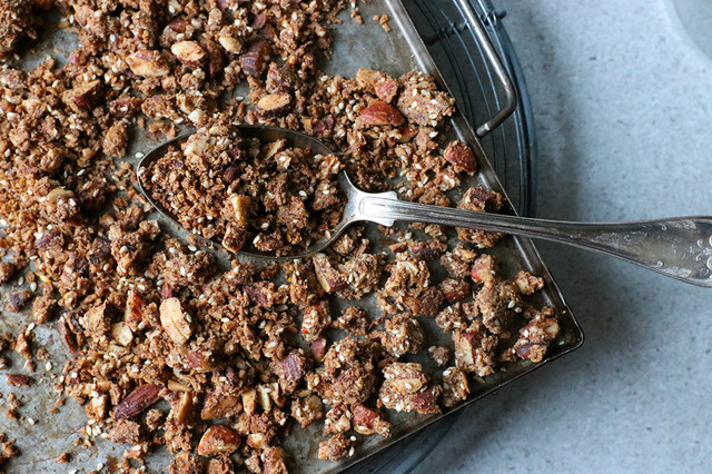 Pepparkaksgranola LCHF, Paleo glutenfritt