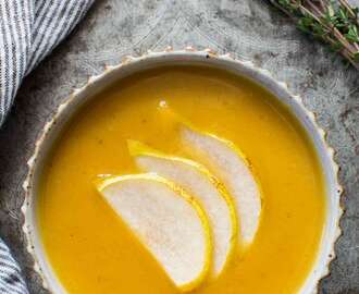 Curried Squash and Pear Soup