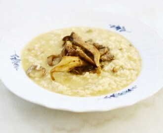 risotto med ostronskivling