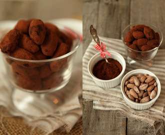 Saltrostade Nougatmandlar med Kanelkakao - Salt Roasted Nougat Almonds with Cinnamon Cocoa