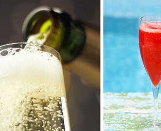 Så gör du sommarens drömmigaste drink: Med Prosecco och jordgubbar
