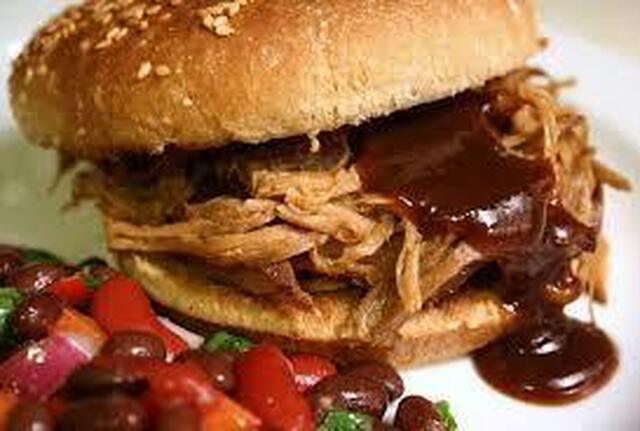 Texas pulled pork i slow cooker