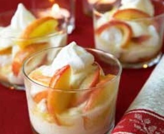 Marängsviss med citronstekta äpplenEn enkel dessert som är både söt och frisk på samma gång.