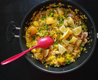 Recipe! Paella seafood igen!