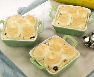 Banana chocolate chip pudding