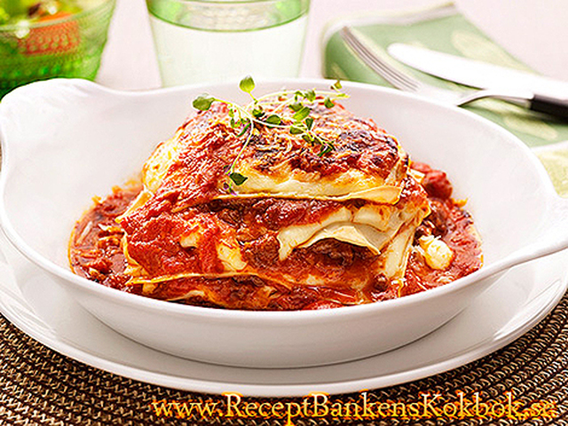 Lasagna alla Sarda  Lasagne från Sardinien