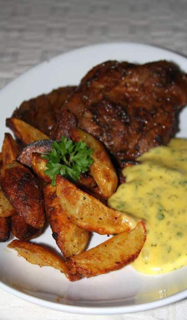 Grillad karré med hemslagen bearnaise!