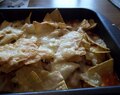 Kyckling med tomat, salsa, ost och nachos