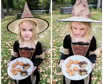 Sötaste spindelkakorna och pumpagodiset till Halloween