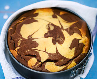 Chocolate swirl cheesecake
