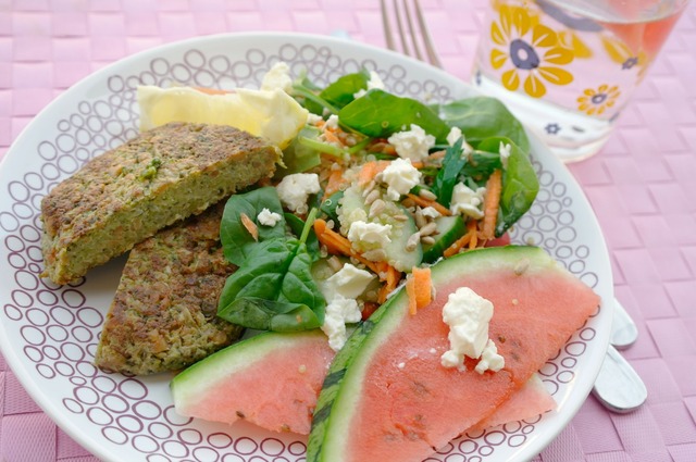 Broccolibiffar med basilika och vitlök