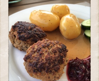 HUSMANSKOST NÄR DEN ÄR SOM BÄST - KÖTTBULLAR MED GRÄDDSÅS