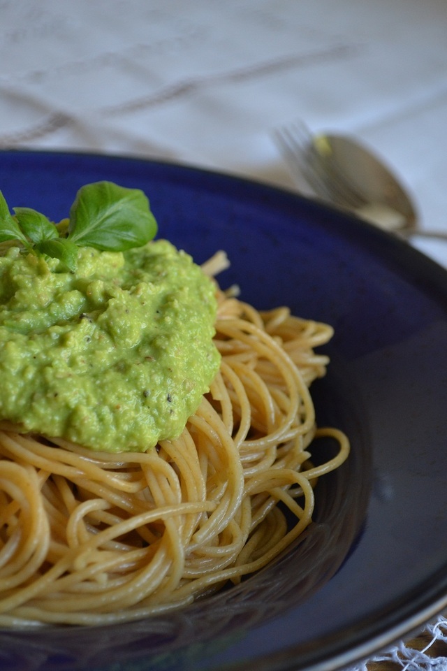 Veckans vegetariska: Pasta med ärtpesto