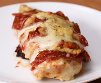 Hasselback Pizza Chicken