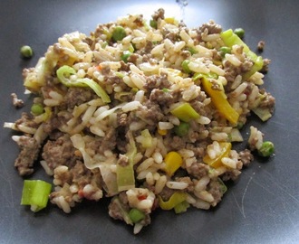 Krämig Färsrisotto och veckomatsedel.