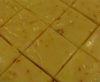 Saffransfudge