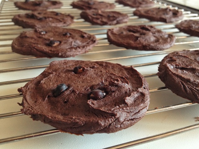Black bean chocolate cookies