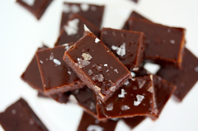 Dark Chocolate Fudge with Seasalt – Mörk Choklad Fudge med Havssalt