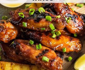 Hawaiian Huli Huli Grilled Chicken Wings Recipe | Recipe | Grilled chicken wings recipe, Chicken wing recipes, Wing recipes