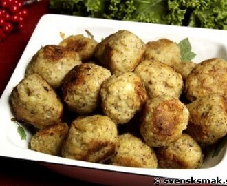 Vegetariska &quot;julköttbullar&quot;