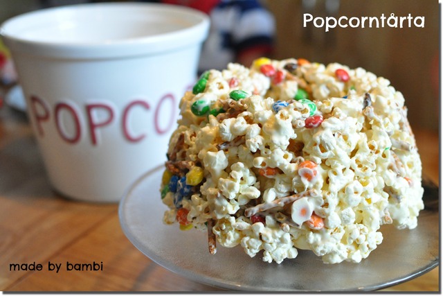 Popcorntårta – perfekta fredagsmyset!