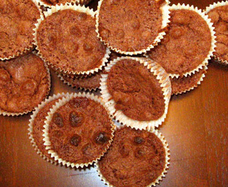 Kladdkakemuffins med kinapuffar