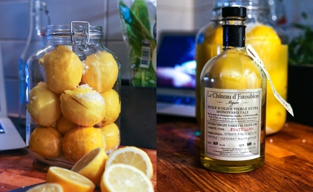 Marockanska inlagda citroner