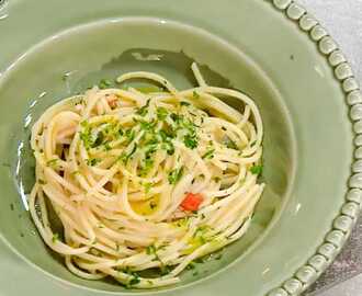 Spaghetti aglio