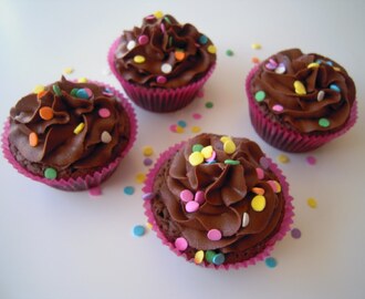 Confetti cupcakes for chocolate lovers