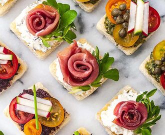 Beautiful Spring Canapés