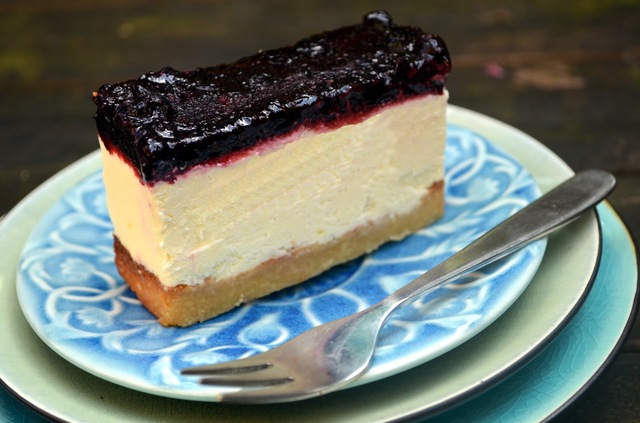 Cheesecake med blåbär