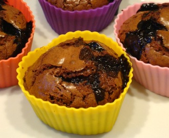 Chokladmuffins med och utan lakrits