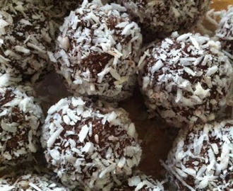 Raw chokladbollar