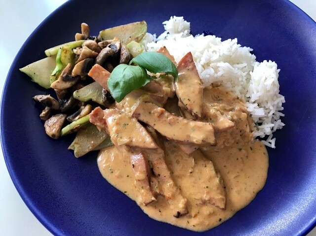 Lyxig korv stroganoff