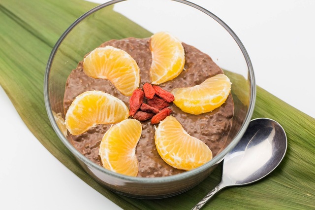 Chocolate Gingerbread Chia Pudding
