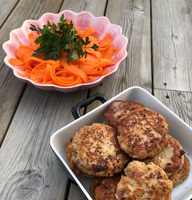 Fishcakes med kokosris