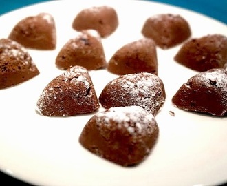 Raw chokladtryffel på svarta bönor (utan vitt socker)