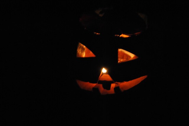 Halloween med 3-rätters: pumpasoppa, lax med lime och honung och pumpapaj