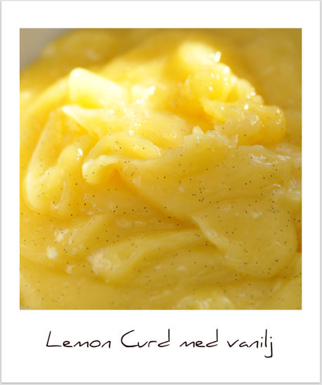 Lemon Curd med vanilj