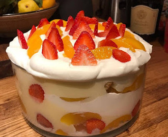 Persikotrifle