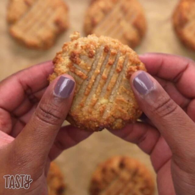 Tasty on Instagram: “Quick, easy and peanut buttery is the way this keto cookie crumbles  See & shop this recipe in our Tasty iOS app ? tap the link in bio!”