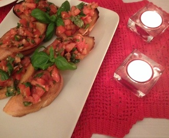 Broccolisoppa och bruschetta