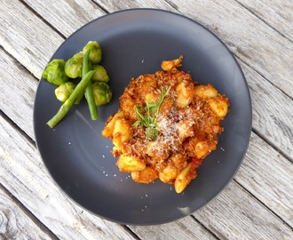 Gnocchi med lammragu i Crock Pot