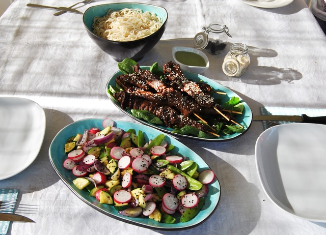 Japanskt på grillen