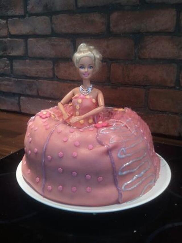 Barbie tårta