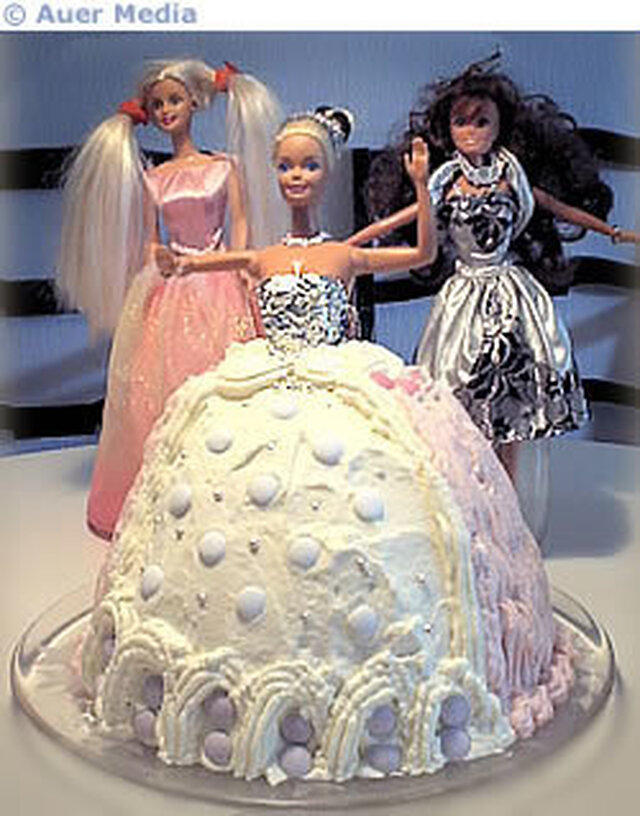 Barbie födelsedagstårta