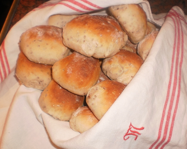 Frukostbullar med linfrö