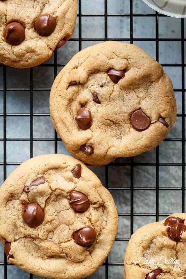 Chocolate Chip Cookies (Easy Soft Chewy )