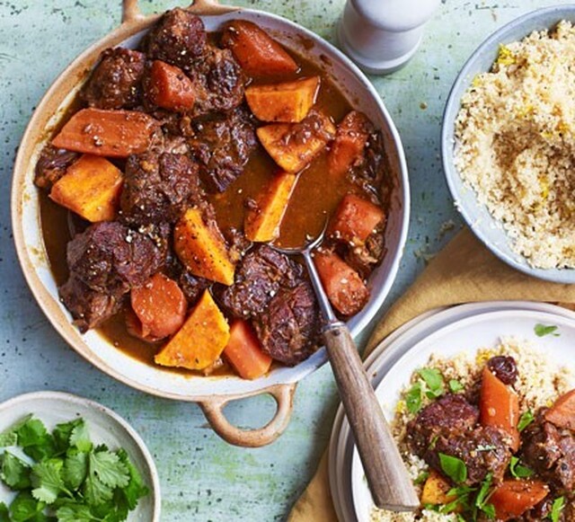 Slow cooker lamb tagine