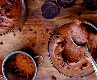 Chokladmousse (mjölkfri,  utan vitt socker)